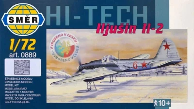 Směr Model letadlo Iljušin IL -2 HI Te 1:72 (stavebnice letadla)