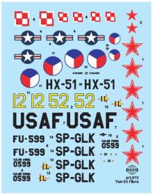 Směr SMĚR Model letadlo Jakovlev Jak 23 plastová stavebnice letadla 1:72