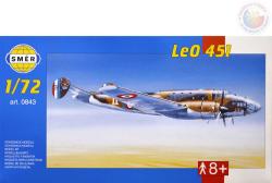 Směr SMĚR Model letadlo Leo 451 1:72 (stavebnice letadla) Směr SMĚR Model letadlo Leo 451 1:72 (stavebnice letadla)
