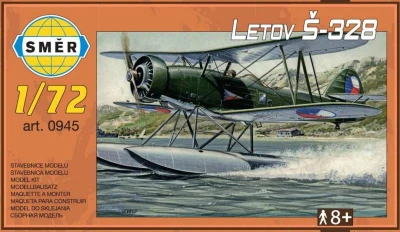 Směr Model letadlo Letov Š-328 1:72 stavebnice letadla 68 dílků