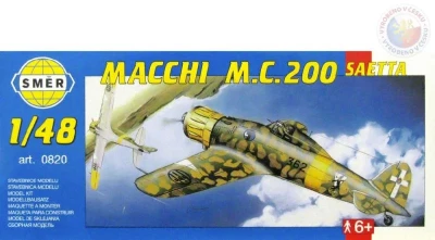 Směr Model letadlo Macchi M.C.200 Saetta 1:48 (stavebnice letadla)