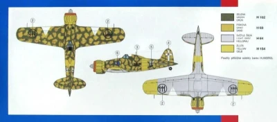Směr Model letadlo Macchi M.C.200 Saetta 1:48 (stavebnice letadla)