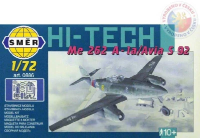 Směr Model letadlo Messerschmitt Me 262 A (stavebnice letadla)