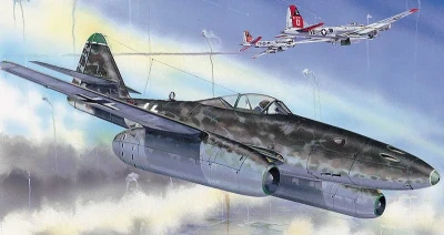 Směr Model letadlo Messerschmitt Me 262A 1:72 (stavebnice letadla)