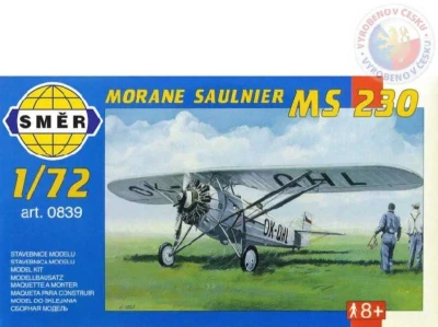 Směr Model letadlo Morane Saulnier MS 230 1:72 (stavebnice letadla) Směr Model letadlo Morane Saulnier MS 230 1:72 (stavebnice letadla)
