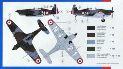 Směr Model letadlo Morane Saulnier MS 406 1:72 (stavebnice letadla)