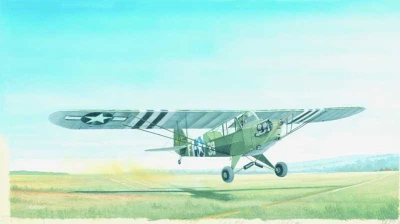 Směr Model letadlo Piper L4 Cub 1:48 (stavebnice letadla)