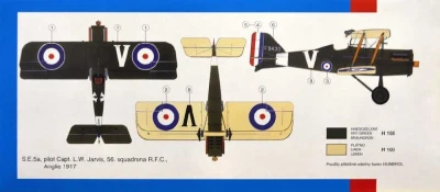 Směr Model letadlo R.A.F.SE 5a Scout 1:48 (stavebnice letadla)