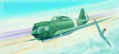 Směr Model letadlo Reggiane RE2000 Falco 1:48 (stavebnice letadla)