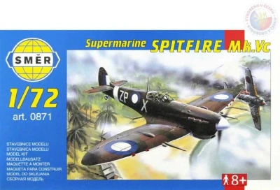 Směr Model letadlo Supermarine Spitfire 1:72 (stavebnice letadla)