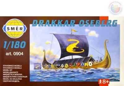 Směr Model loď Drakkar Oseberg 1:180 (stavebnice lodě)