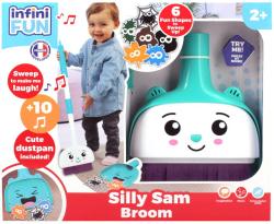 Smeták + lopatka baby upratovací set Silly Sam s doplnkami na batérie Zvuk
