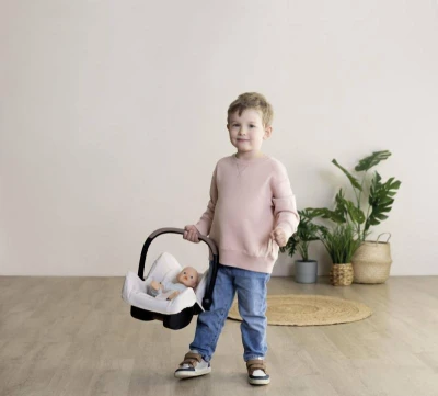 Smoby Autosedačka Maxi-Cosi pro panenku miminko do 42cm béžová