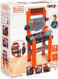 Smoby B+D Bricolo dílna set pracovní stůl + dětské nářadí malý kutil