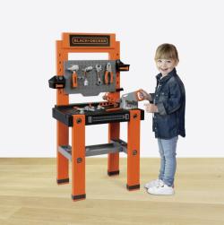 Smoby B+D Bricolo dílna set pracovní stůl + dětské nářadí malý kutil