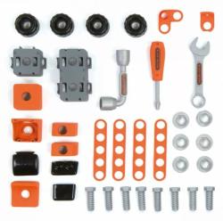 Smoby B+D Bricolo pracovní dětské nářadí + montážní auto malý kutil v kufříku