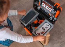 Smoby B+D Bricolo pracovní dětské nářadí + montážní auto malý kutil v kufříku