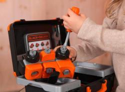 Smoby B+D Bricolo pracovní dětské nářadí + montážní auto malý kutil v kufříku