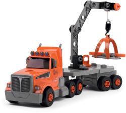 Smoby B+D Kamion jeřáb šroubovací s přívěsem stavební auto s boxem a nářadím