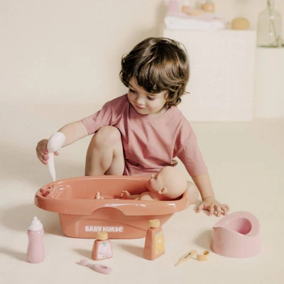 Smoby Baby Nurse vanička pro panenku miminko set s příslušenstvím