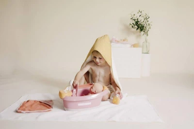 Smoby Vanička s funkční sprchou pro panenku miminko na baterie Světlo Zvuk