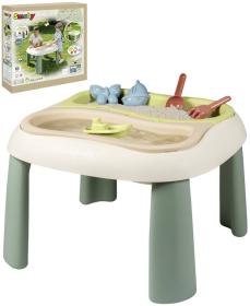 Smoby Baby stoleček na písek a vodu herní set s formičkami a nástroji Smoby Baby stoleček na písek a vodu herní set s formičkami a nástroji