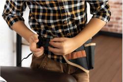 Smoby Barber sada na holení a stříhání pás s doplňky na baterie Světlo Zvuk