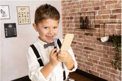 Smoby Barber sada na holení a stříhání pás s doplňky na baterie Světlo Zvuk