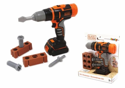Smoby Black Decker Mechanická aku vrtačka/šroubovák