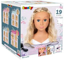 Smoby Česací hlava My Beauty blondýnka kadeřnický set s doplňky