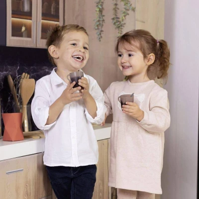 Smoby Espresso kávovar dětský presovač na baterie Světlo Zvuk