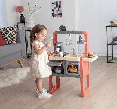 Smoby Kuchyňka elektronická dětské kuchyňské studio na baterie Zvuk