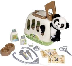 Smoby Malý veterinář dětské lékařské potřeby s přepravním boxem a pandou