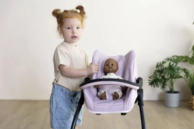 Smoby Maxi-Cosi 3v1 Nosítko židlička houpačka pro panenku miminko
