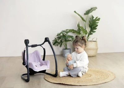 Smoby Maxi-Cosi 3v1 Nosítko židlička houpačka pro panenku miminko