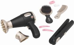 Smoby My Beauty Kadeřnický set s fénem a doplňky na baterie Světlo Zvuk