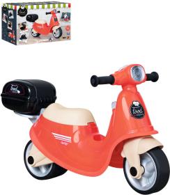 Smoby Odrážedlo retro skútr Food Express rozvoz jídla dětské vozítko Smoby Odrážedlo retro skútr Food Express rozvoz jídla dětské vozítko