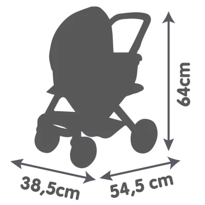 SMOBY Smoby Kombinovaný kočárek Maxi Cosi pro panenky béžový