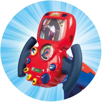 Smoby Trenažér V8 Driver Spidey simulátor riadenia na batérie Svetlo Zvuk