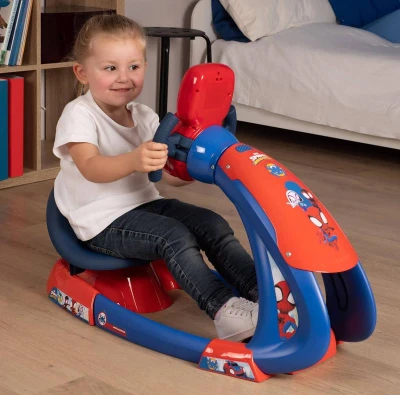 Smoby Trenažér V8 Driver Spidey simulátor riadenia na batérie Svetlo Zvuk
