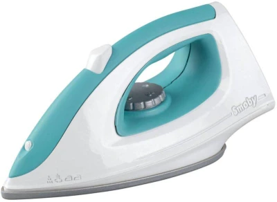 Smoby Žehlička dětská napařovací 18cm modro-bílá plast