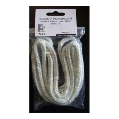 Šňůra izolační 10x10mm (500°C) ISOTEM 10 (2m) Šňůra izolační 10x10mm (500°C) ISOTEM 10 (2m)