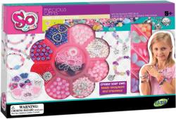 SO BEADS Koráliky farebné drahokamy navliekačie set s šnúrkami v krabičke SO BEADS Koráliky farebné drahokamy navliekačie set s šnúrkami v krabičke