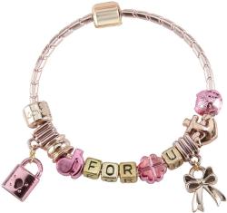 SO BEADS Sada šperků velká Rose Gold kreativní set dětská bižuterie