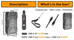 VIKING Solární powerbanka TYR I