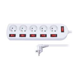 SOLIGHT Prodlužovací kabel 5 zásuvek 3m PP144 SOLIGHT Prodlužovací kabel 5 zásuvek 3m PP144