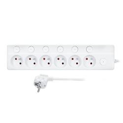 SOLIGHT Prodlužovací kabel 6 zásuvek 3m PP161 SOLIGHT Prodlužovací kabel 6 zásuvek 3m PP161
