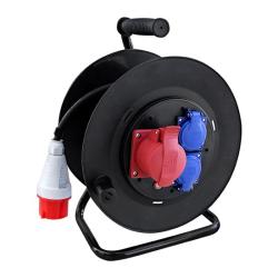 SOLIGHT Prodlužovací kabel na bubnu - 3 zásuvky 25m PB40 SOLIGHT Prodlužovací kabel na bubnu - 3 zásuvky 25m PB40