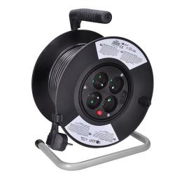 SOLIGHT Prodlužovací kabel na bubnu - 4 zásuvky 25m PB01 SOLIGHT Prodlužovací kabel na bubnu - 4 zásuvky 25m PB01