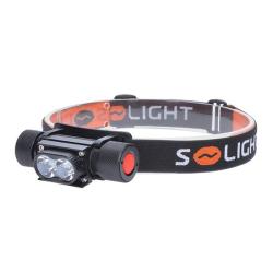 SOLIGHT Svítilna čelovka WN41 nabíjecí